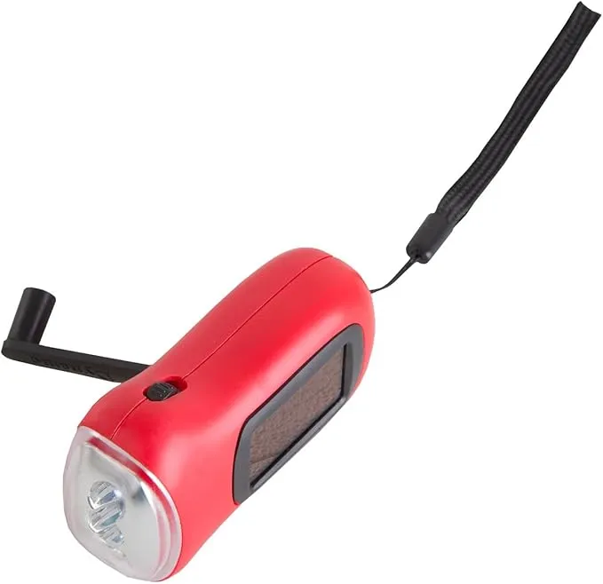 Stansport 3 LED Dynamo Solar Flashlight