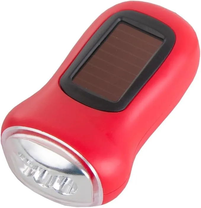 Stansport 3 LED Dynamo Solar Flashlight