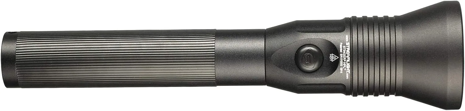 Streamlight 75763 Stinger 800-Lumen LED HPL Flashlight with 120V AC/12V DC Smart Charge Charger, Black