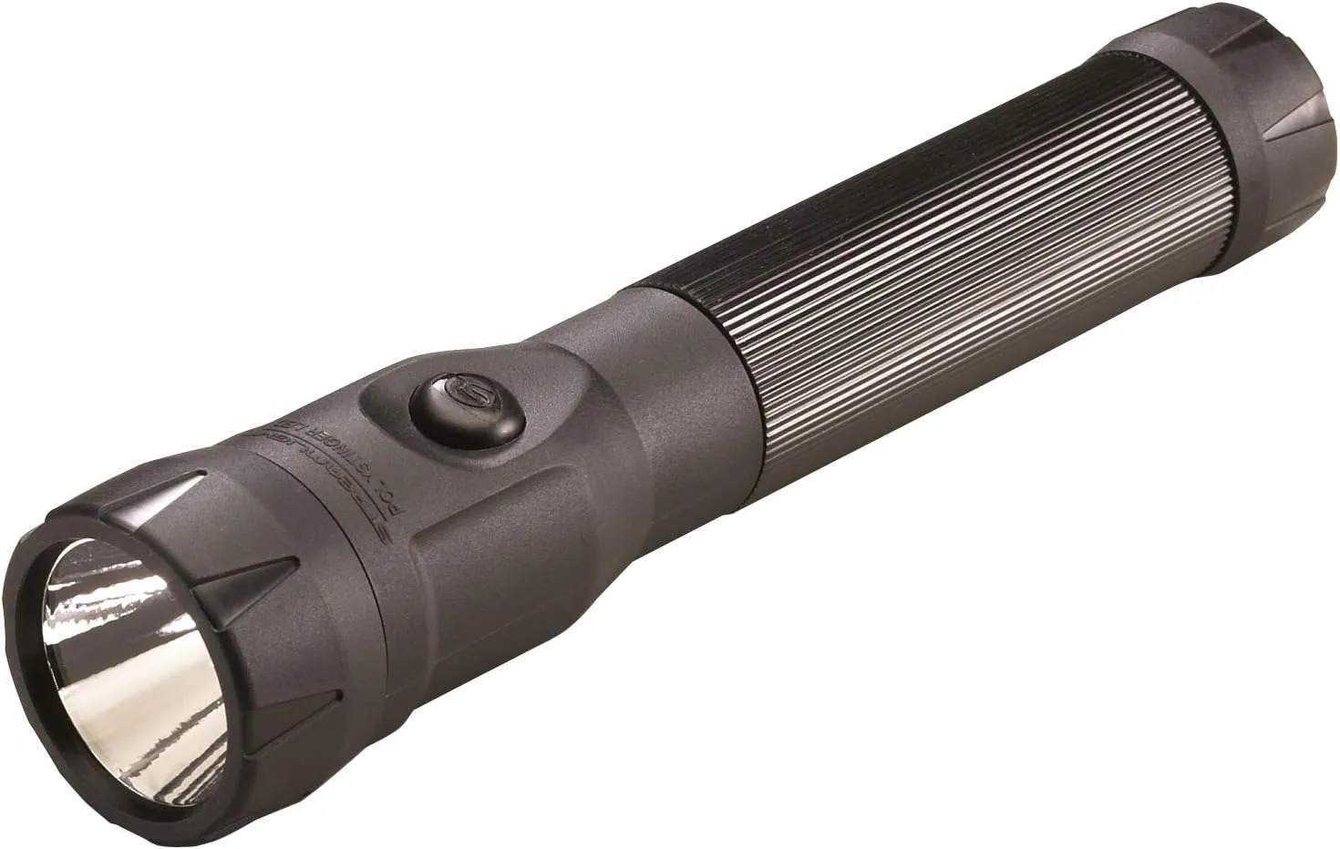 Streamlight 76112 PolyStinger LED 485-Lumen Rechargeable Flashlight with 12-Volt DC Smart Charger, Black