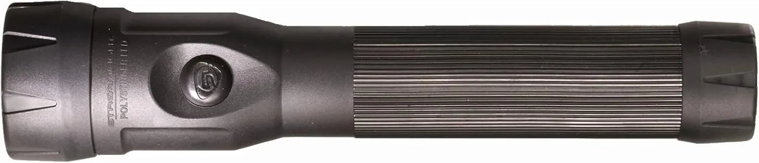 Streamlight 76112 PolyStinger LED 485-Lumen Rechargeable Flashlight with 12-Volt DC Smart Charger, Black