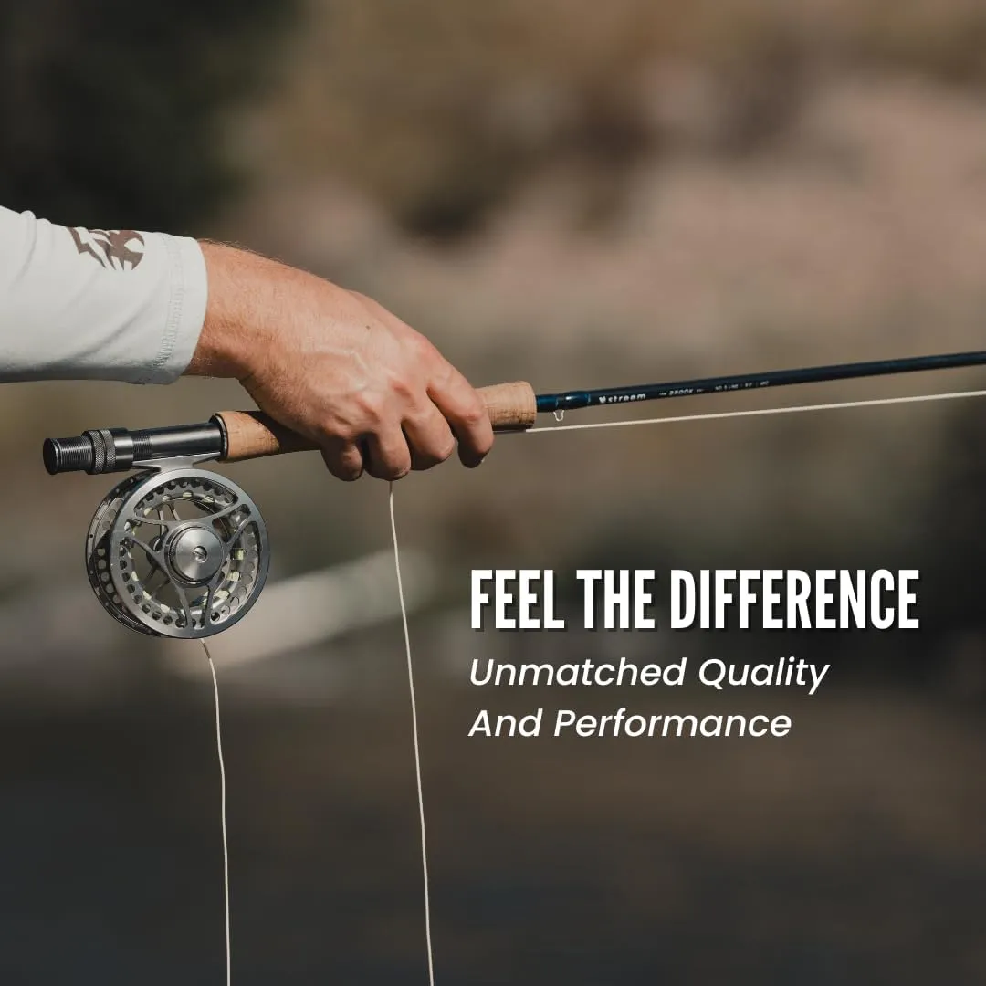 STREEM Outdoors Brook Series Fly Fishing Rod (9ft 5wt) Medium-Fast Action 4 Piece with Protective Case