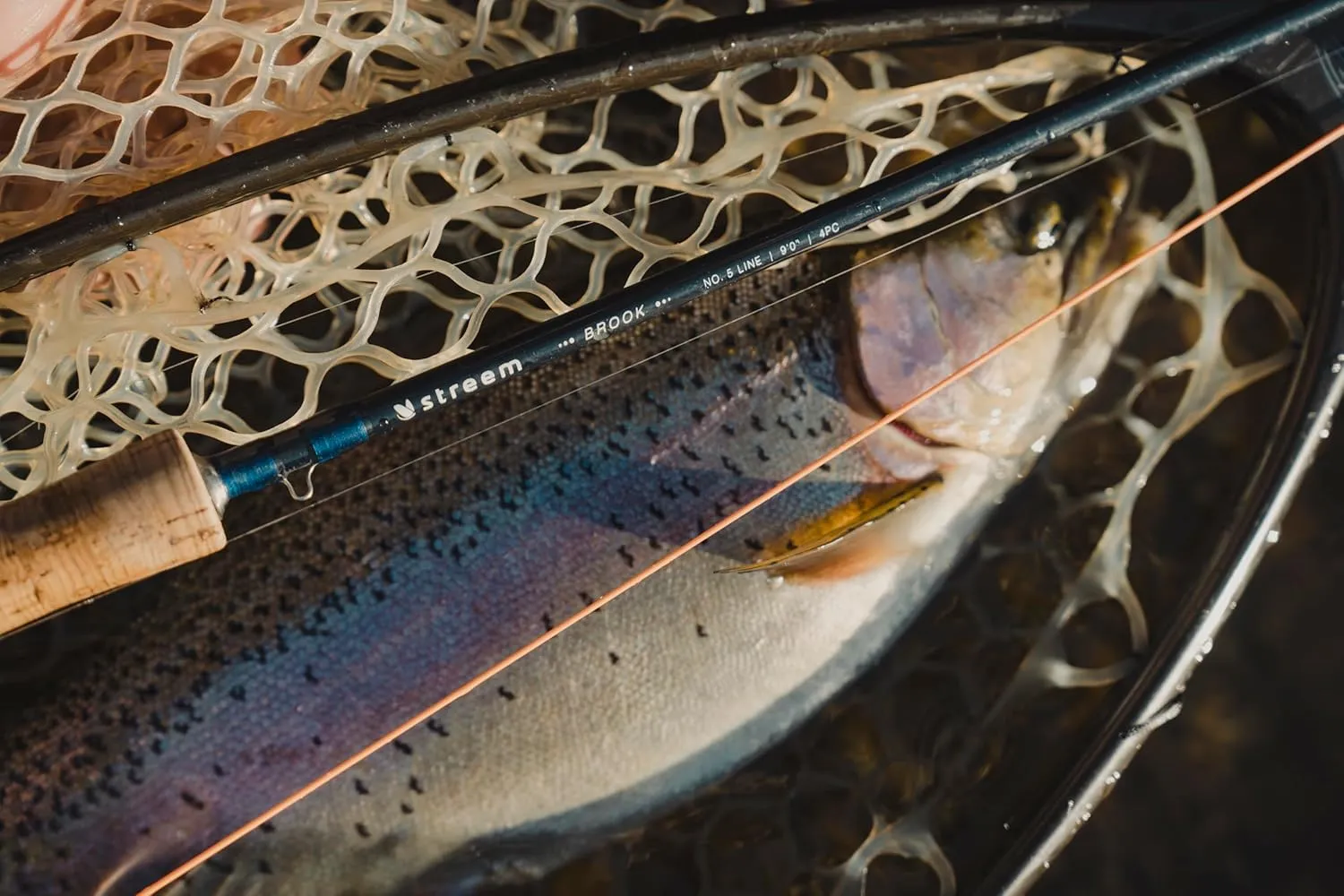 STREEM Outdoors Brook Series Fly Fishing Rod (9ft 5wt) Medium-Fast Action 4 Piece with Protective Case