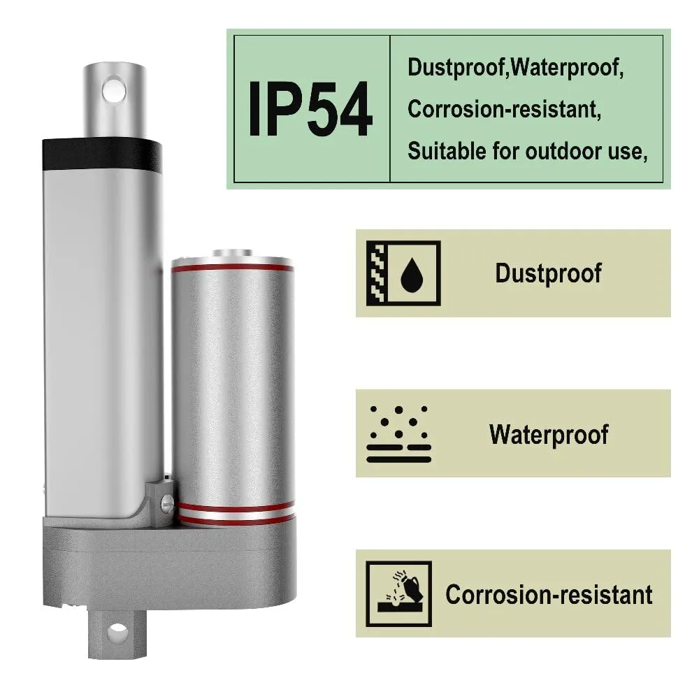Stroke 50mm 2 Inch 12 Volt Mini Linear Actuator Motor 100N High Speed 50mm/s