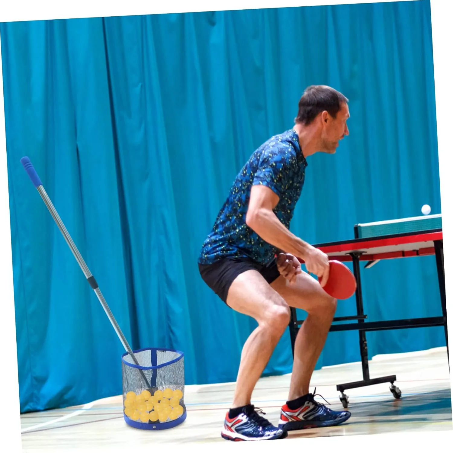 SUPVOX Table Tennis Ball Picker - Pong Ball Picking Tool Pong Picker Upper Baseball Bucket of Balls Tennis