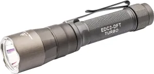 SureFire EDC2-DFT High-Candela Everyday Carry LED Flashlight, Gray