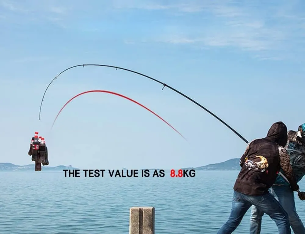 Surf Rod 5.3/5.0/4.5/4.2/4.05/3.9m Telescopic Fishing Trip Spinning Power 60-200g Casting Surf Rod Coastal Casting Rod(5.0m(60-150g))