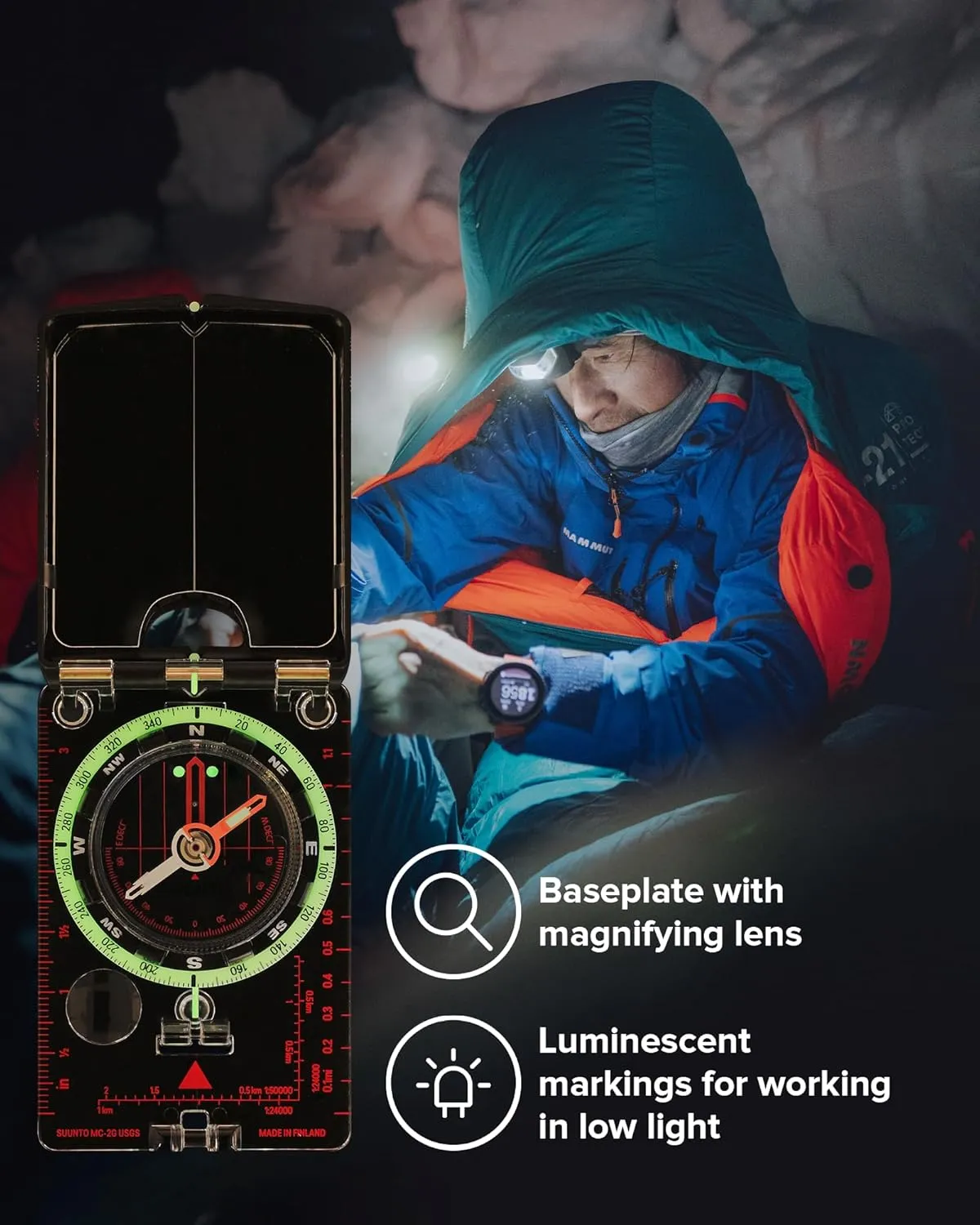 SUUNTO MC-2 Compass: Top-of-The-line Compass for Professionals & serious Hikers