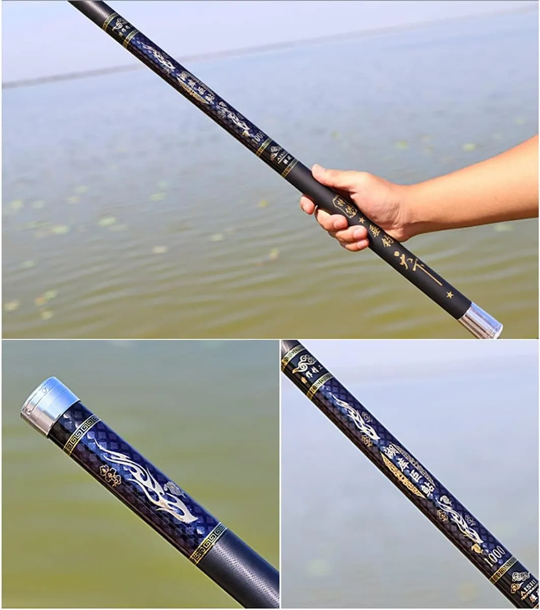 Telescopic Fishing Rod Carbon 8m 9m 10m 11m 12m 13m 14m 15m 16m Ultralight and Super Hard Fishing Rods Long Range