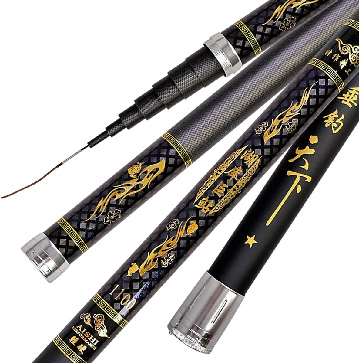 Telescopic Fishing Rod Carbon 8m 9m 10m 11m 12m 13m 14m 15m 16m Ultralight and Super Hard Fishing Rods Long Range