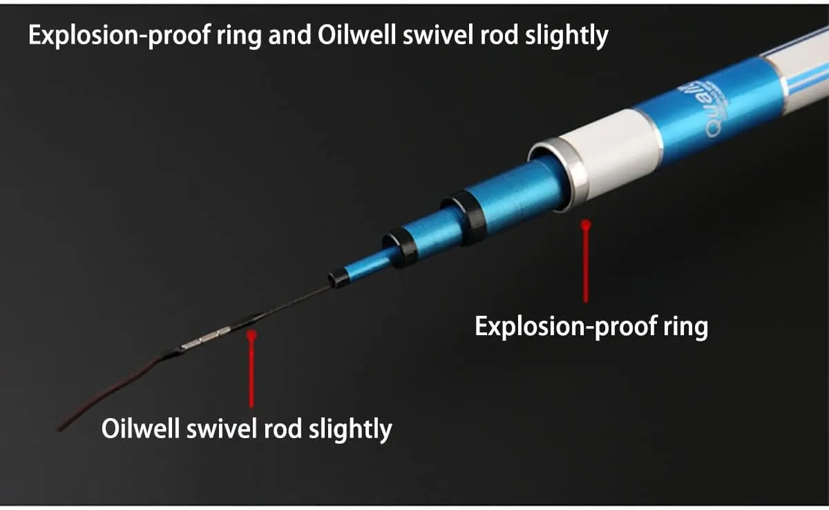 Telescopic Fishing Rods Carbon Fishing Rod 2.7-7.2 M Ultra-Light Super Hard 28 Tone Fishing Rod Fishing Tackle (Color : Blue White, Size : 5.7m)