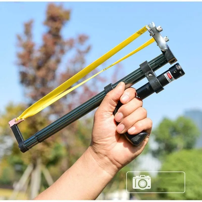 Telescopic Laser Slingshot - High Power Precision Shooter