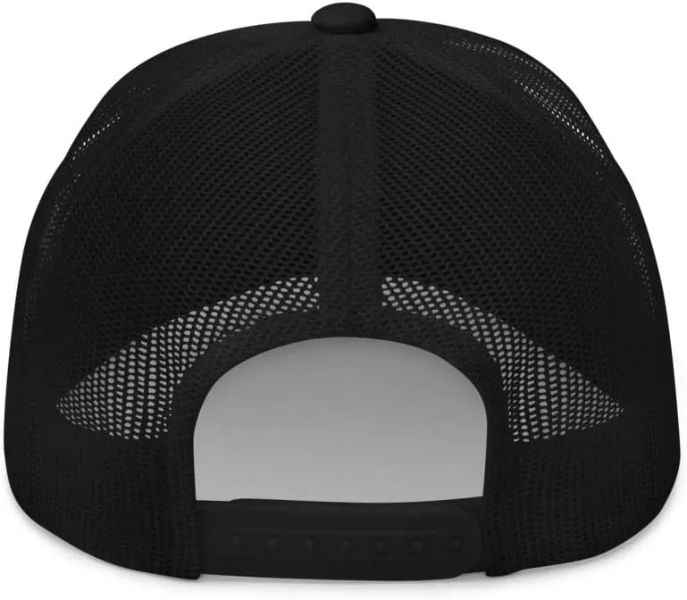 The North Star Platinum Trucker Hat Trendy Outdoor Navigation Compass Polaris Baseball Cap Adjustable Men & Women
