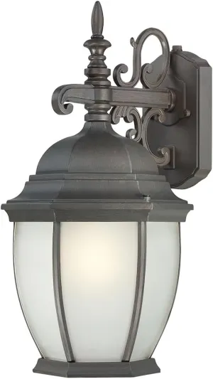 Thomas Lighting PL922963 Covington 1-Light Outdoor Wall Lantern in Painted Bronze