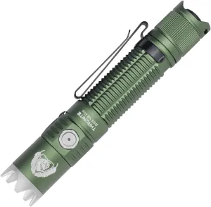 ThruNite BSS V6 Pro Tactical Flashlight, USB-C Rechargeable LED Flashlight, High 1705 Lumens, 6 Light Modes, Dual Switches Bright Flashlights, Dark Green - CW