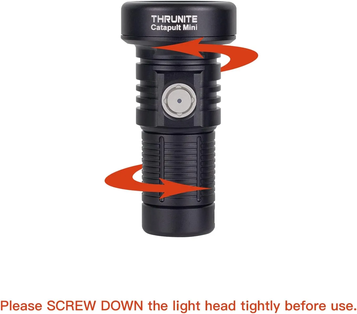 ThruNite LED Flashlight Rechargeable, Catapult Mini 598 Meters Long Throw, High 680 Lumens Searchlight for Law Enforcement, Search and Rescue, Emergency Signaling, EDC and Land Management