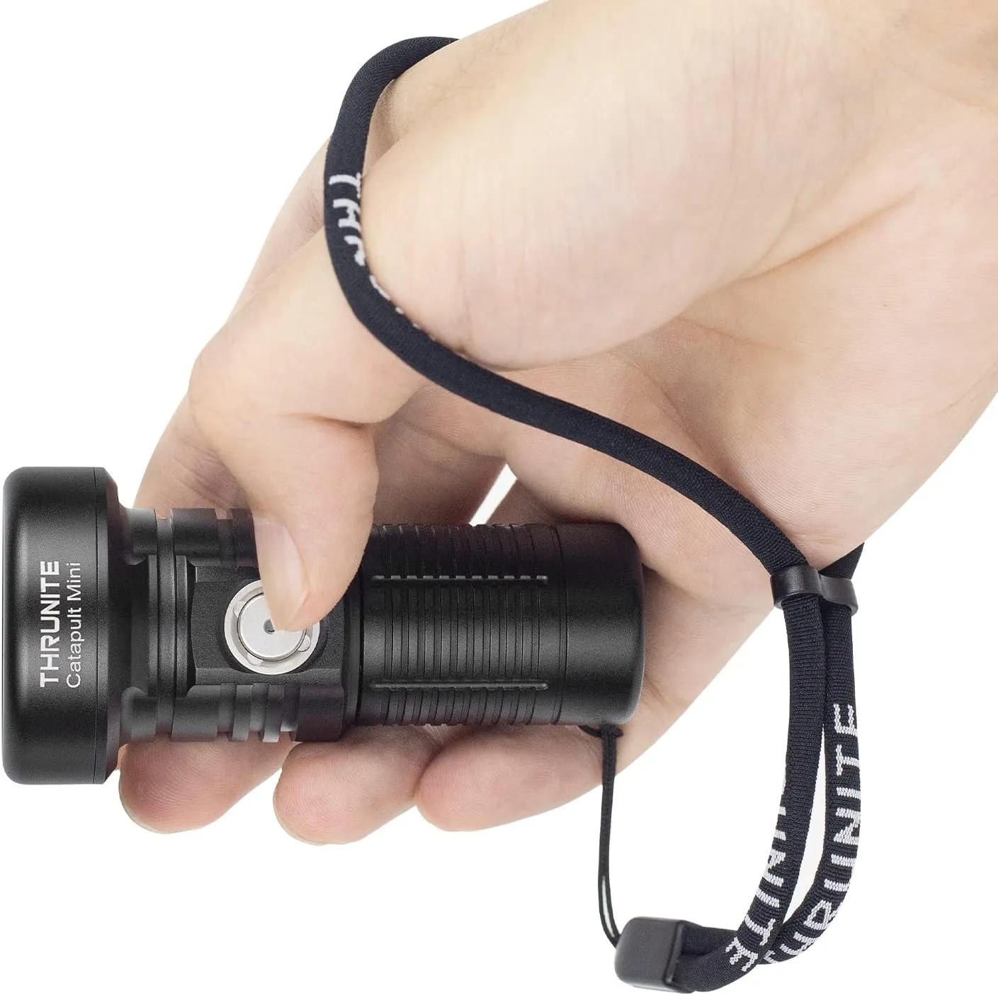 ThruNite LED Flashlight Rechargeable, Catapult Mini 598 Meters Long Throw, High 680 Lumens Searchlight for Law Enforcement, Search and Rescue, Emergency Signaling, EDC and Land Management