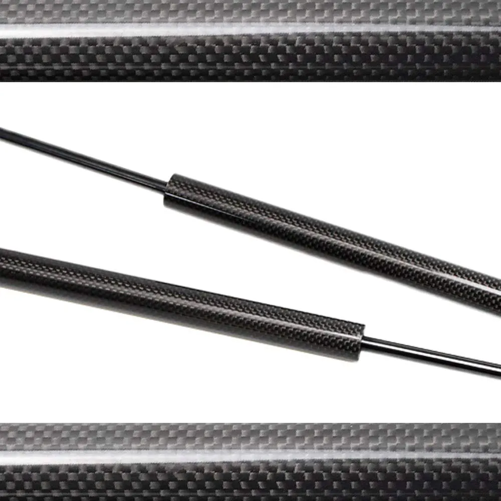 TSUBASA Hood Lift Supports for Honda Pilot YG1 YG2 4th 2023 2024 2025 Front Bonnet Modify Gas Struts Shocks Damper Spring Rod 2PCS (Black Carbon Fiber)
