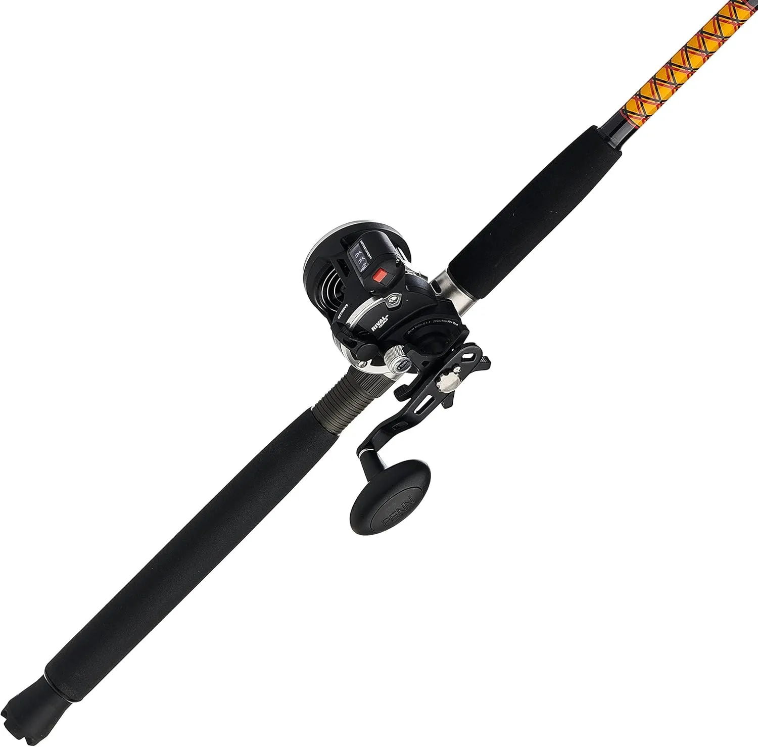 Ugly Stik Bigwater Casting Fishing Rod & Penn Rival Level Wind Conventional Reel Combo