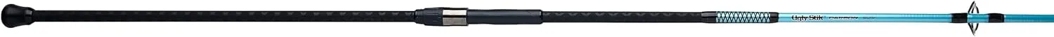 Ugly Stik Carbon Surf Spinning Rod, 2 Piece Fishing Rod