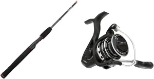 Ugly Stik GX2 Spinning Rod & Penn Pursuit IV Inshore Spinning Fishing Reel, HT-100 Front Drag, Max of 15lb, 5 Sealed Stainless Steel Ball Bearing System, Built with Carbon Fiber Drag Washers