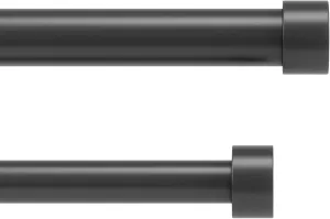 Umbra Cappa 1 Double Rod 120-180 Brushed Black