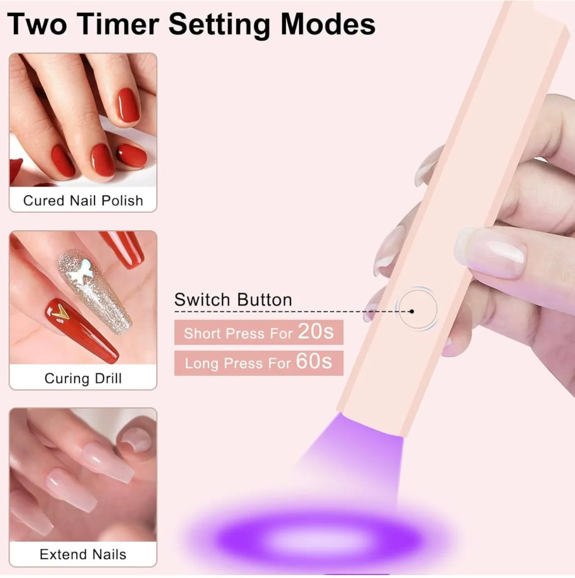 UV Gel Nail Flash Light