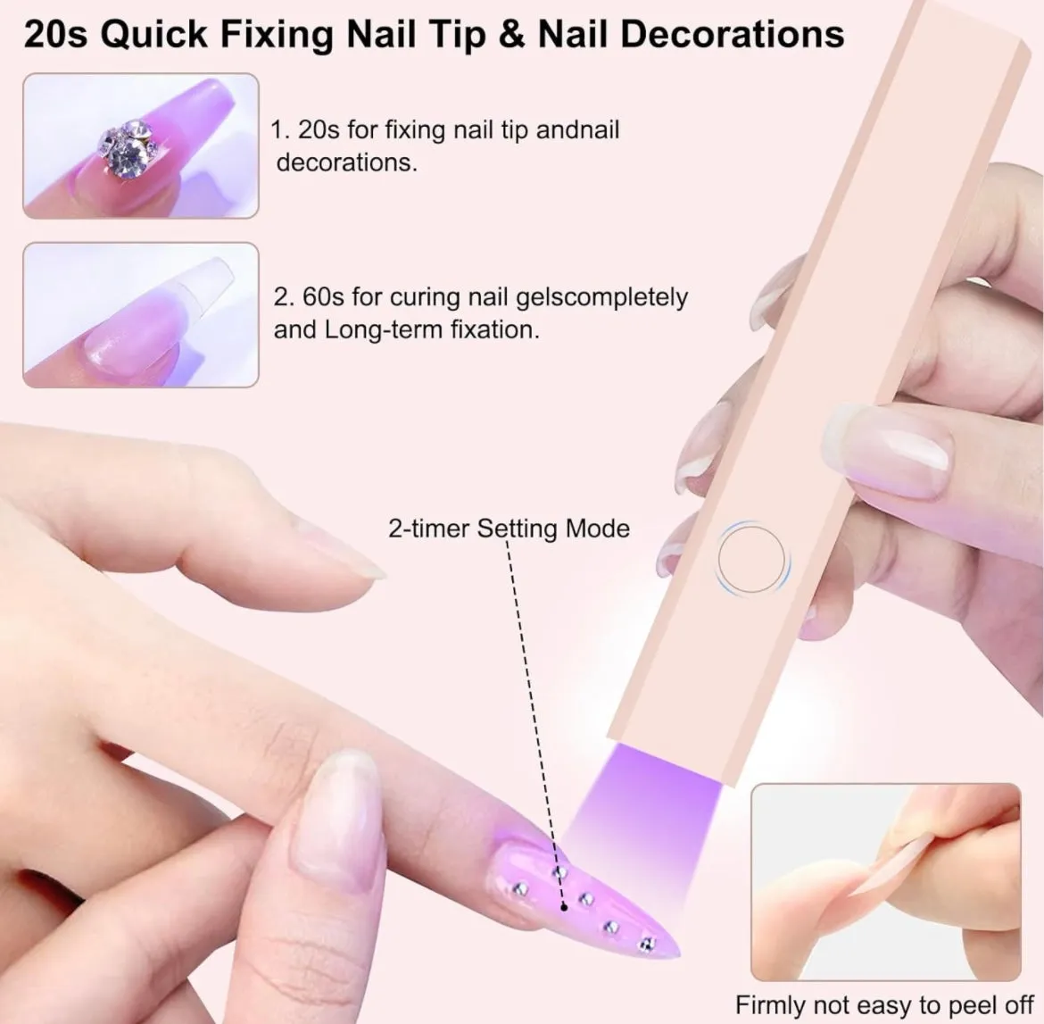 UV Gel Nail Flash Light