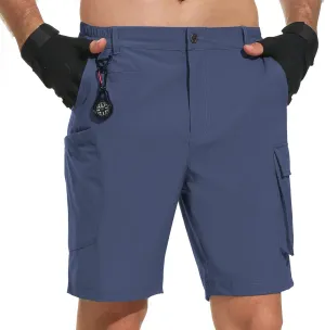 VAYAGER Men's Stretch Cargo Shorts Quick Dry Lightweight Shorts for Hiking Golf Travel Outdoor Casual