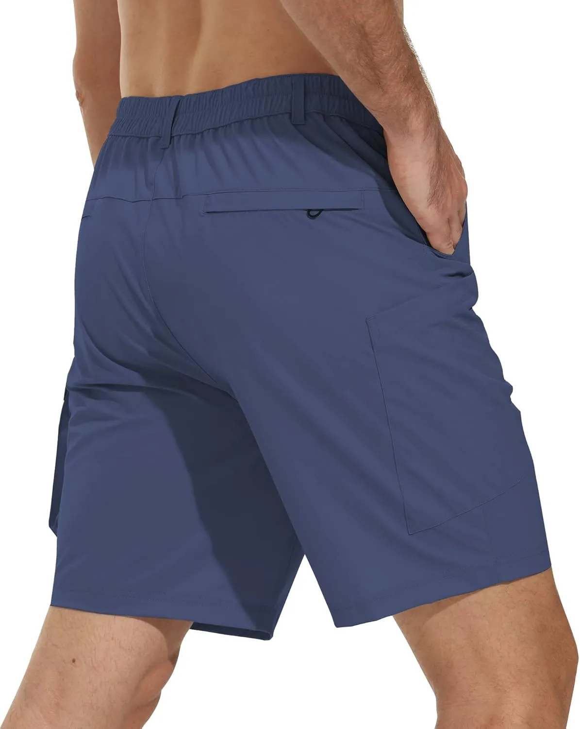 VAYAGER Men's Stretch Cargo Shorts Quick Dry Lightweight Shorts for Hiking Golf Travel Outdoor Casual