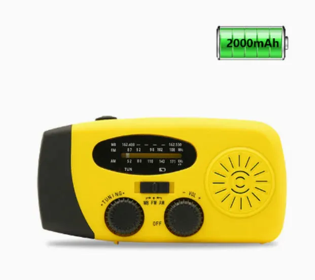 Versatile Emergency Radio with Powerful Flashlight