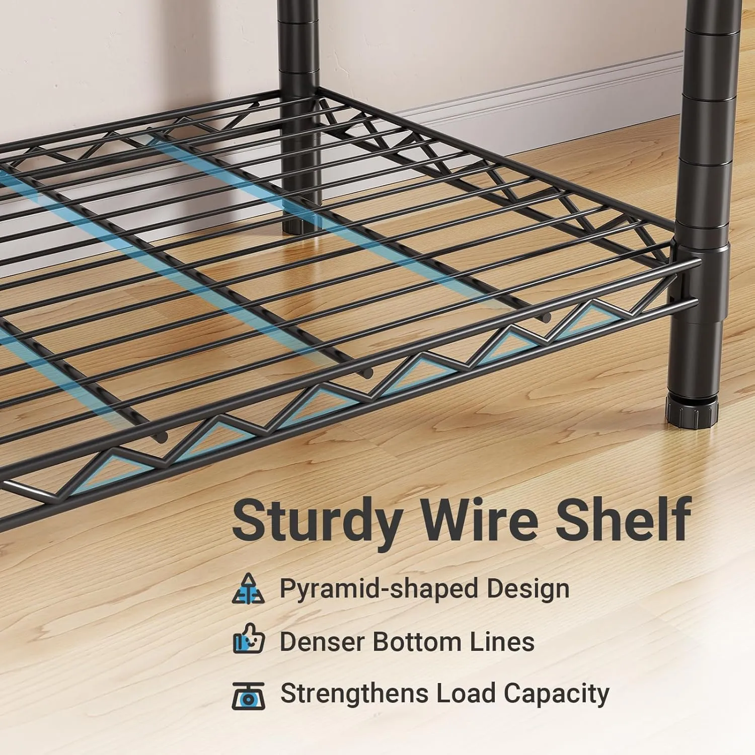 VIPEK R1L Garment Rack Rolling Clothes Rack with Dimmable Led Light, Portable Closet for Hanging Clothes Heavy Duty Wardrobe with Wheels & Side Hooks, Clothing Rack with Adjustable Shelves, Black