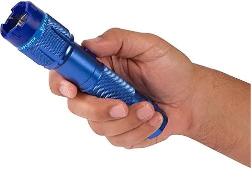 VIPERTEK VTS-T03 Aluminum Stun Gun for Self Defense Rechargeable with LED Flashlight