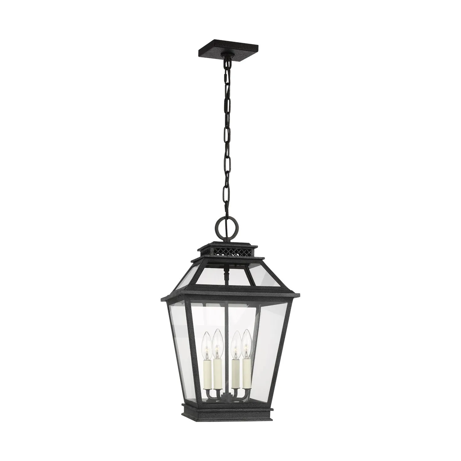 Visual Comfort Studio Four Light Hanging Lantern