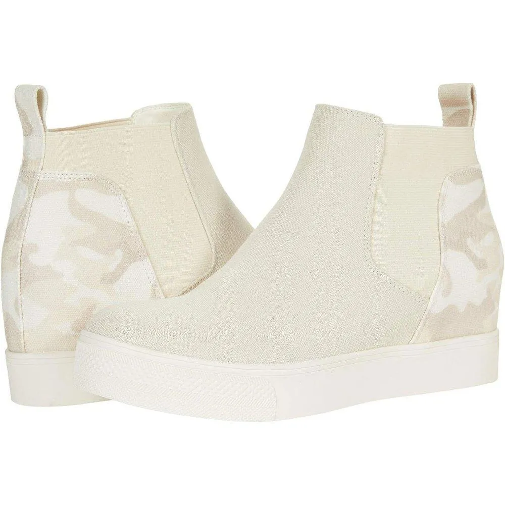 Wale Natural Camo Wedge Sneakers