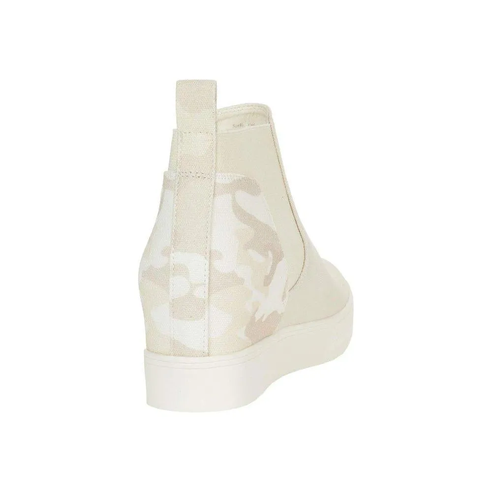Wale Natural Camo Wedge Sneakers