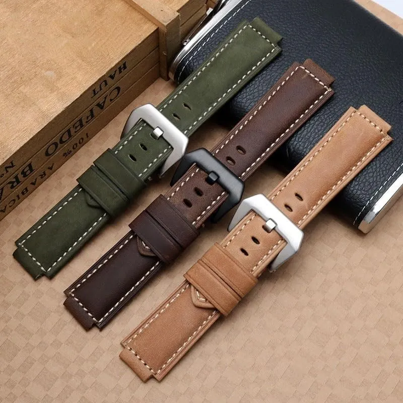 WatchBand for Timex Tide Compass T2n720 T2n721 T2n739 Nylon Men's Leather Watch Strap