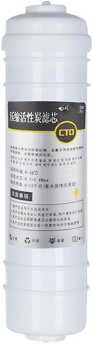Water Purification Filter One-Piece 10-inch Quick-Connect Activated Carbon pre-Filter Carbon Rod Water Purifier Quick-Connect Filter
