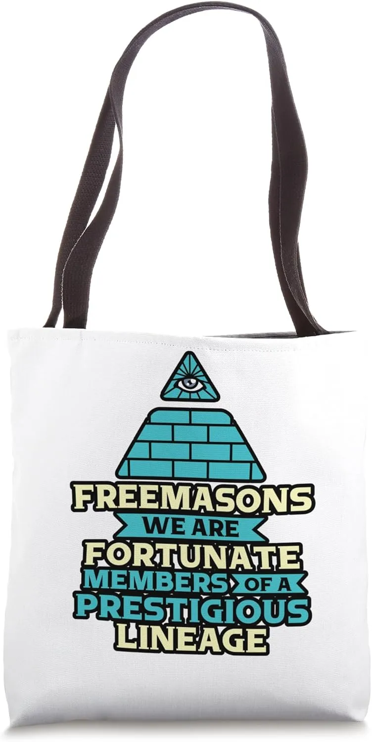 We are Fortunate Members - Masonic Freemason Tote Bag