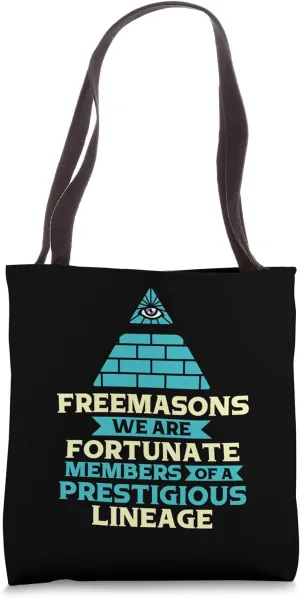 We are Fortunate Members - Masonic Freemason Tote Bag