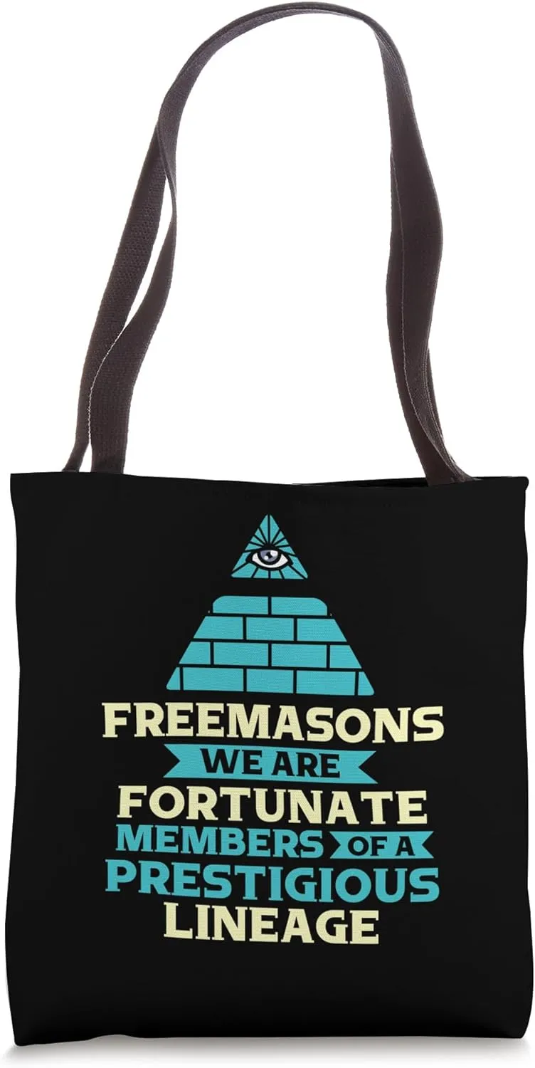 We are Fortunate Members - Masonic Freemason Tote Bag