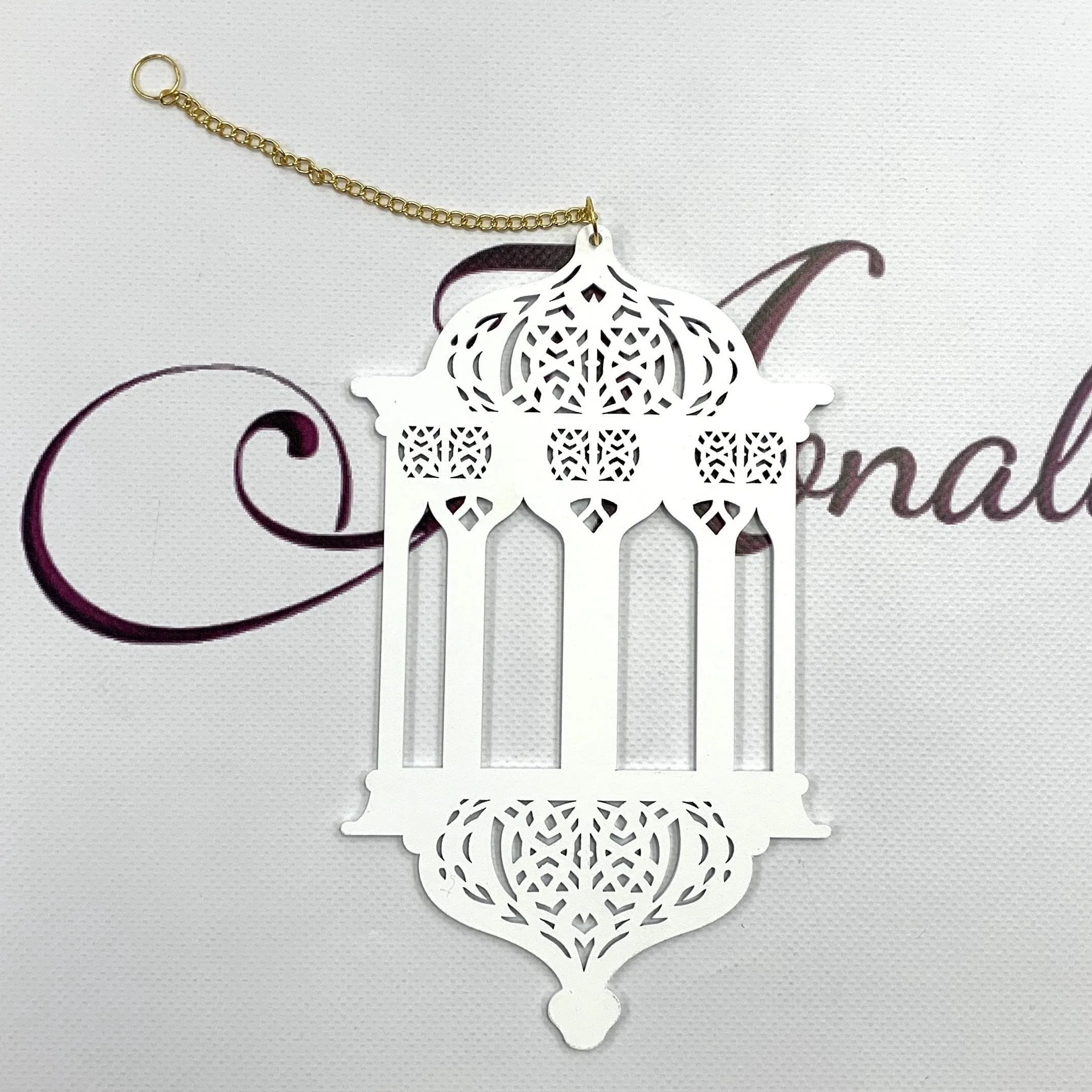 White Lantern Decoration
