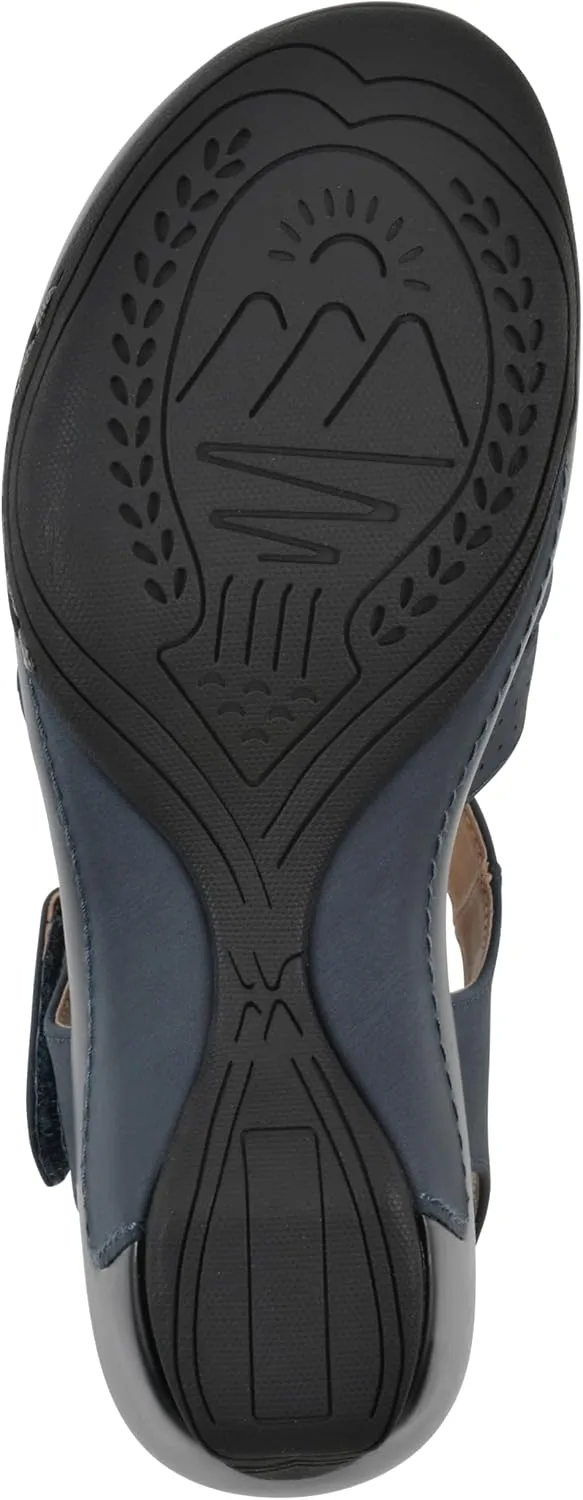 WHITE MOUNTAIN Women's Vie Heeled Cut-Out Clog