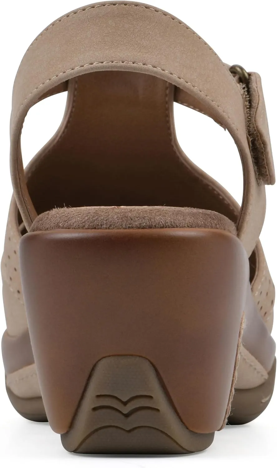 WHITE MOUNTAIN Women's Vie Heeled Cut-Out Clog