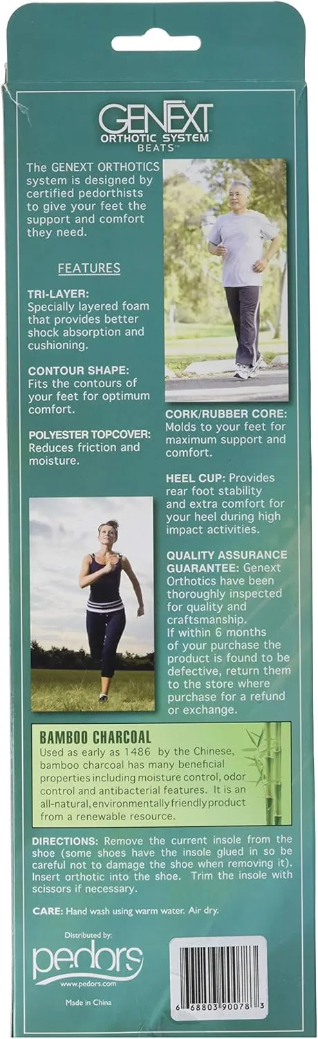 Women's Beats (Neutral Heel with Metatarsal Pad) Full Orthotic Arch Support Insole System (11)