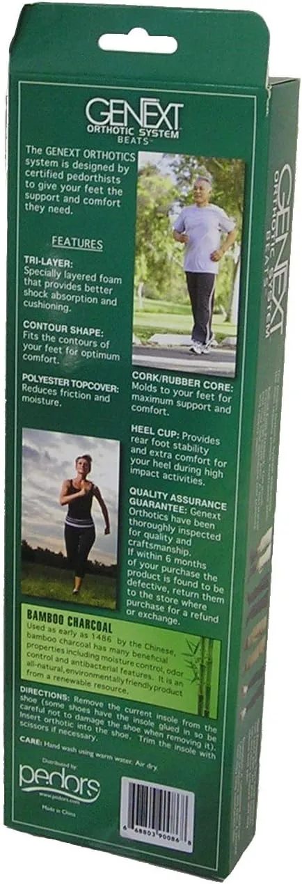 Women's Beats (Neutral Heel with Metatarsal Pad) Full Orthotic Arch Support Insole System (12)