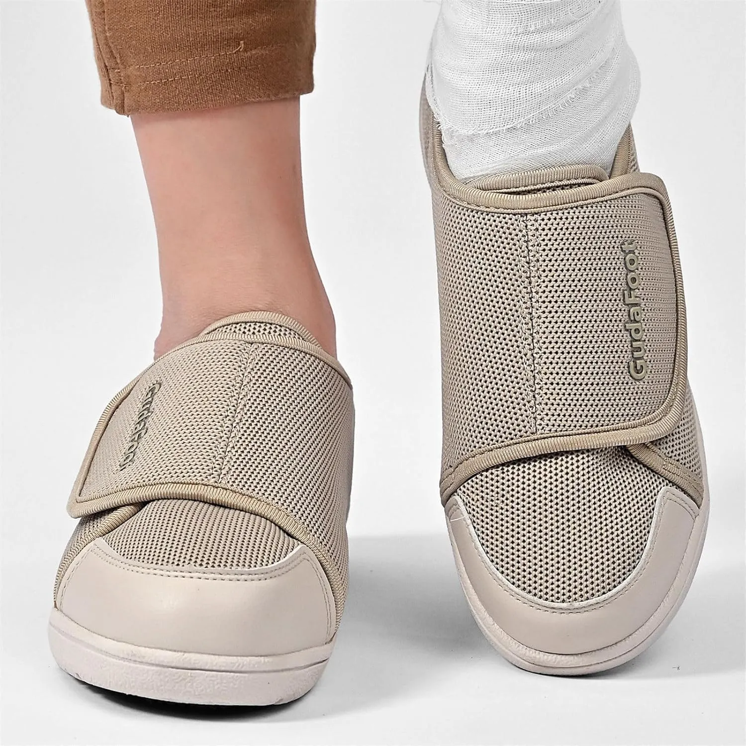 Women's Diabetic Shoes Easy Put on with Adjustable Lightweight for Edema Plantar Fasciitis Bunions Arthritis Neuropathy Wide Width Swollen Feet Bottom Fattening and Widening Elderly Shoes