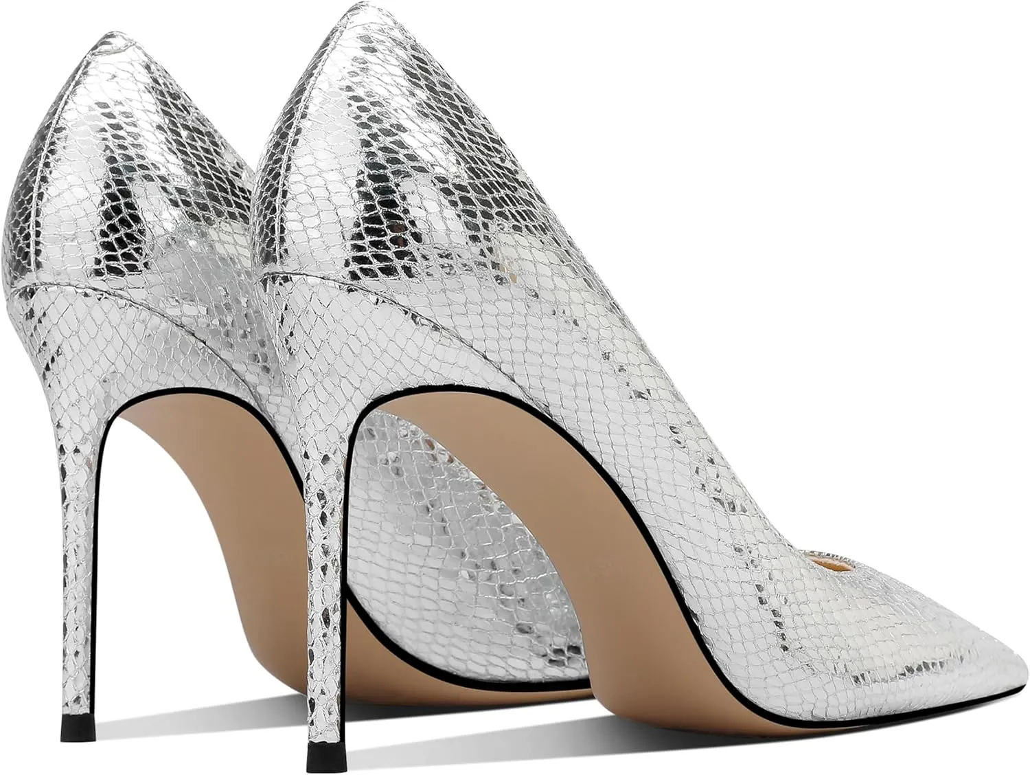 Women's High Heel Pumps Elegant Stiletto Heels with Cushioned Insole for Party and Office Comfortable Slip-On Design Ideal for Formal and Casual Occasions