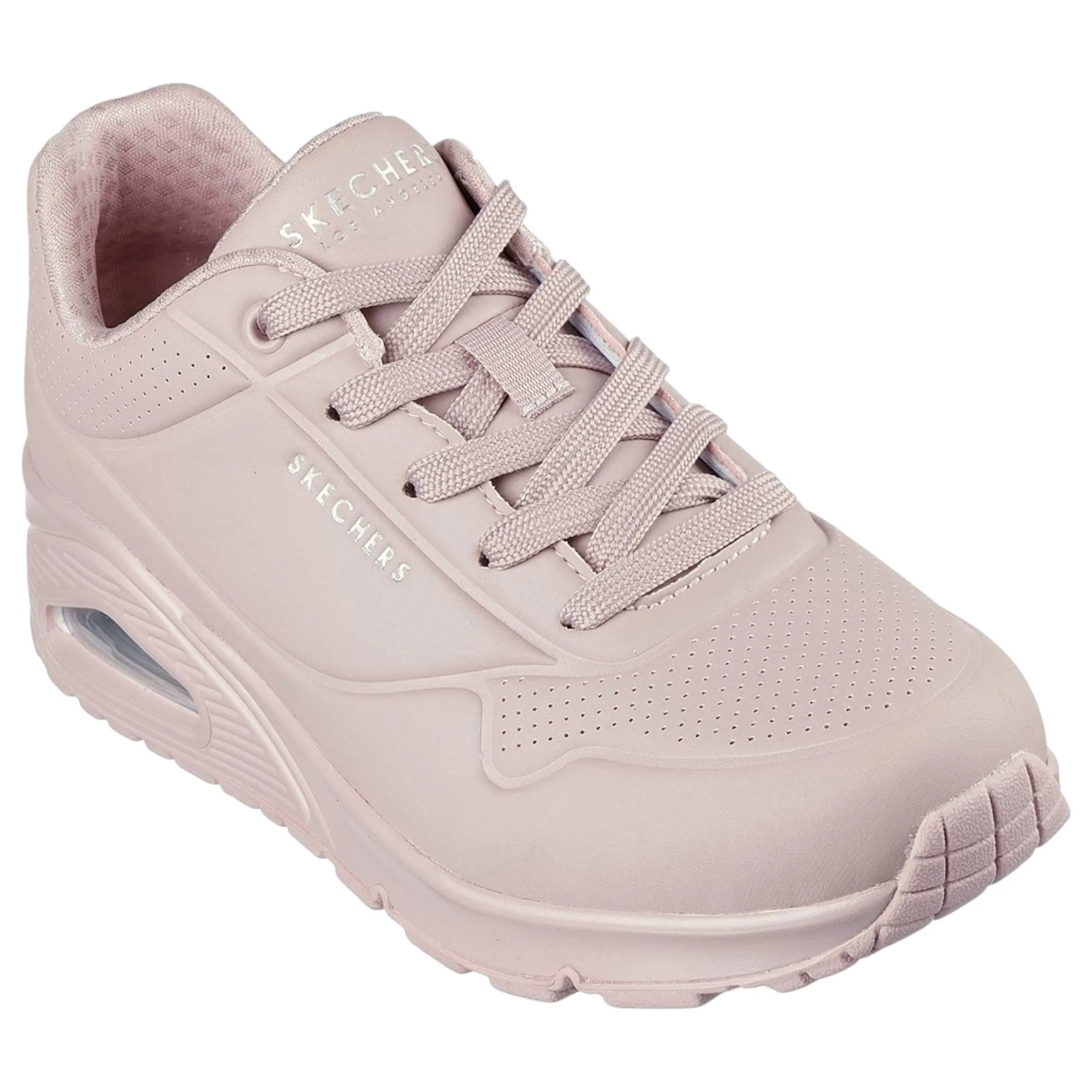 Womens Skechers Uno - Stand On Air Shoes Light Mauve
