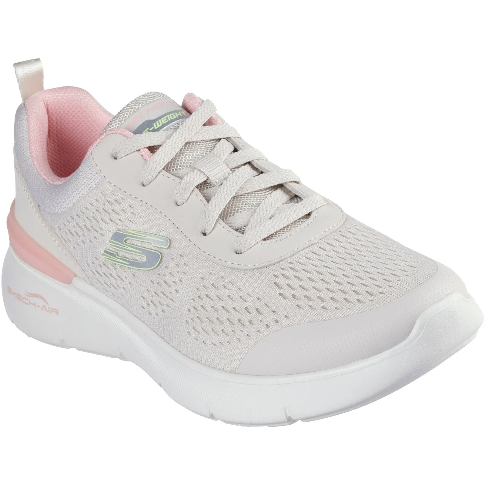 Women's Wide Fit Skechers 150370 Skech-air Dynamight 2.0 New Heights Trainers